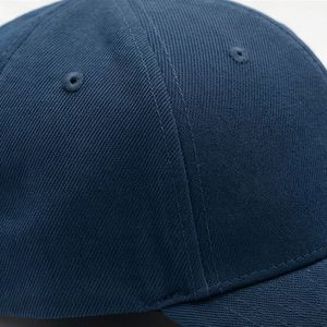 Gorra de béisbol azul marino lisa A1 al por mayor, estilo moderno para caballeros, ajuste personalizado, algodón que absorbe el sudor, alta calidad. - Product Image 5