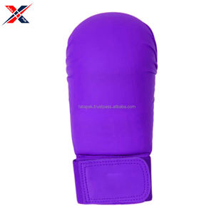 En une couleur unie personnalisation protection des mains meilleur fournisseur faire votre propre combat porter des gants de boxe de karaté - Product Image 4