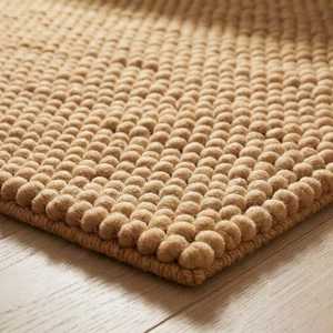 Alfombra de Lana 100% Hecha a Mano con Trenzado en Bucle |   Alfombra Tejida a Mano de Estilo Escandinavo, Gruesa y Texturizada, Ecológica y Apta para Mascotas - Product Image 2