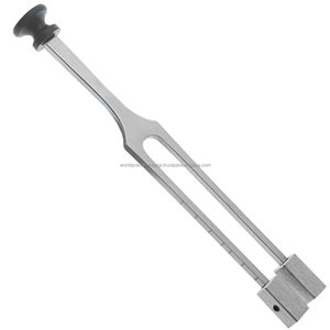 Diapasón manual de acero inoxidable WORLD PRECISION SURGICAL WPS-TF-128 para cirugía general y otorrinolaringología, instrumento de clase I con certificación CE - Product Image 2