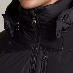 Meilleur prix, toutes les couleurs disponibles, veste d'hiver à capuche rembourrée coupe-vent pour homme, personnalisable, en toile de haute qualité - Product Image 5