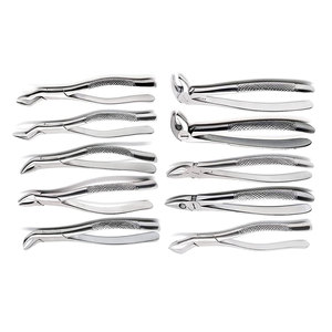 Ensemble de forceps d'extraction dentaire professionnels en acier inoxydable, outils chirurgicaux pour l'extraction des dents, soins bucco-dentaires, clinique - Product Image 3