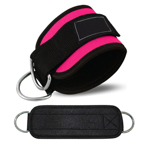 Sangles de cheville réglables robustes et confortables pour la musculation et les exercices des jambes, équipement de fitness unisexe en néoprène - Product Image 1