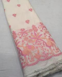 Tissu en Chiffon Brodé Malty Dobby 100% Polyester Respirant Écologique Poids Moyen pour Mariage Couleur Personnalisée Textile - Product Image 1