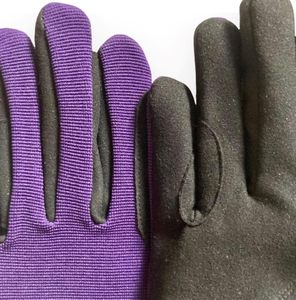 Gants d'équitation d'hiver durables pour chevaux, en cuir, avec protection intégrale des doigts, paume rembourrée absorbant les chocs, longs - Product Image 3