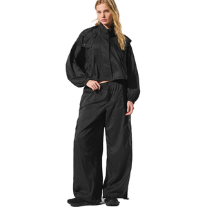 Veste coupe-vent légère en ripstop pour femme, tendance du moment, avec fermeture éclair intégrale, veste de sport, fabrication OEM sur mesure, marque privée - Product Image 5