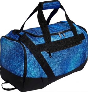 Bolsa de Viaje de Lona Estilo Europeo, Gran Capacidad, Resistente al Agua, para Hombre, Equipaje de Fin de Semana, Cierre de Cremallera, Forro de Poliéster, para Fitness - Product Image 3