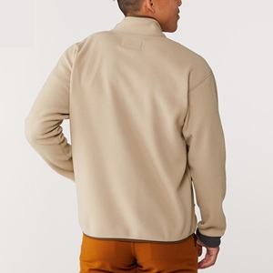 Premium Quality Stand Collar Zipper Closure Pockets Tech <b>Fleece</b> <b>Jacket</b> Oversize Warm <b>Sherpa</b> <b>Fleece</b> Outerwear Patchwork - Product Image 2