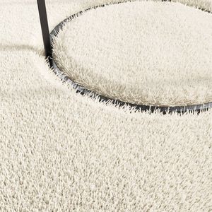 Set di tappeti color crema Shaggy 63 "x 90.6" morbido antiscivolo e lavabile - Product Image 5