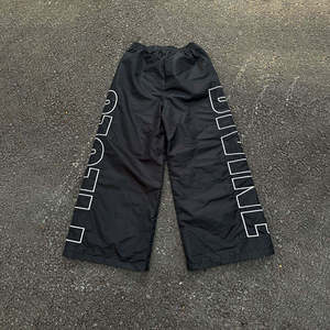 Men's Custom Lightweight Breathable Baggy Streetwear Sweatpants Oversized Hip Hop Wide Leg <b>Trousers</b> Elastic Waist Nylon <b>Track</b> - Product Image 2