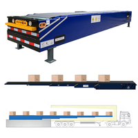 Système de convoyeur à bande télescopique automatique, machine de chargement et de déchargement de conteneurs de camions à commande hydraulique à distance