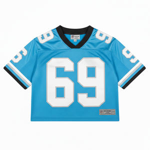 ชุดยูนิฟอร์มอเมริกันฟุตบอลสำหรับผู้ใหญ่ระดับมืออาชีพสำหรับการแข่งขัน ขายส่ง เนื้อผ้าโพลีเอสเตอร์ 265GSM ชุดกีฬาตาข่าย เสื้อเจอร์ซีย์อเมริกันฟุตบอล - Product Image 5