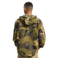Veste coupe-vent unisexe personnalisée avec fermeture éclair quart de tour, légère, à capuche, col montant, imperméable et résistante à la pluie pour l'hiver