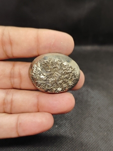 100% Natural Pyrite Druzy Cabochon Golden Pyrite Druzy Genuine Loose Gemstone for Jewelry Making Use Available in Custom Sizes - Product Image 2