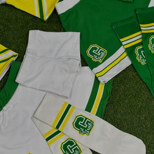 Custom Cheerleading Uniform Package Kit Sublimation Team Apparel Name Number Uniforms Bags <b>Socks</b> Deal Pack Cheer Team Sportswear - Product Image 6