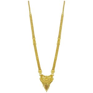 Joyería de Latón al por Mayor, Chapada en Oro de 14K, 18K y 24K, Collares Largos con Diseño Tradicional, Conjunto de Joyería - Product Image 3