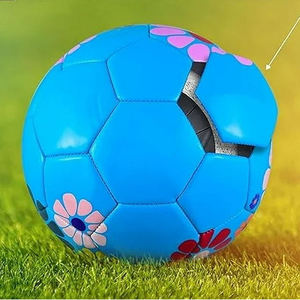Customized Official Professional Size 5 Soccer Ball Leather Material <b>Machine</b> Stitched <b>Football</b> for Sports Training - Product Image 5