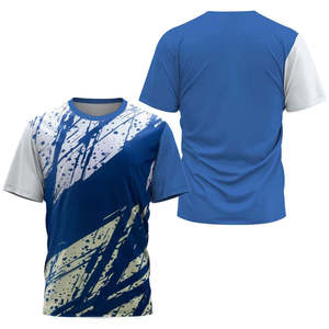 Camiseta Blanca para Sublimación, 100% Poliéster con Sensación de Algodón, Impresión de Logotipo Personalizada, Camisetas Tie Dye para Sublimación al por Mayor - Product Image 4