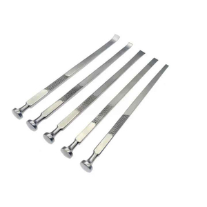 AHI Ensemble d'osteotomes dentaires allemands en acier inoxydable, ciseaux à os manuels, osteotomes droits et courbés - Product Image 1