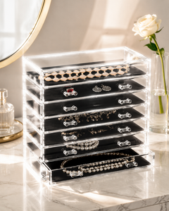 New Modern Clear Acrylic for Jewelry <b>Display</b> <b>Box</b> with Customized Size Eco-friendly for Organizing and Showcasing Bracelets - Product Image 2