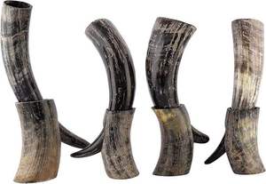 Top Selling New Polished Carved Love Design Viking <b>Drinking</b> <b>Horn</b> with Logo Authentic Food Safe No Leaks Norse - Product Image 5