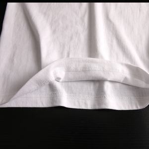 T-shirt col rond pour hommes automne/hiver 100% coton coupe ajustée haut à manches longues à la mode décontracté design solide - Product Image 4