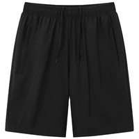 Shorts de sport personnalisés pour hommes en toile 100 % polyester, anti-plis, séchage rapide, respirants, en jersey tricoté, taille mi-haute, décontractés, avec décoration en dentelle