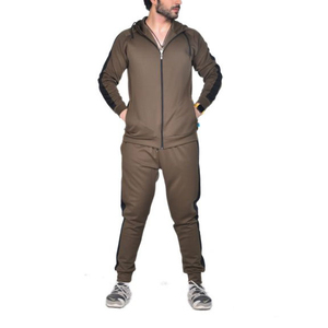 Survêtement de sport personnalisé pour hommes et femmes, ensemble 2 pièces, sweat-shirts zippés avec poches, survêtement de jogging pour hommes - Product Image 1