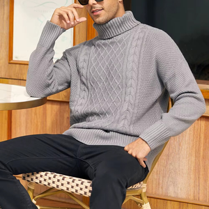 Pull en tricot classique pour homme, confortable, respirant, à porter au quotidien - Product Image 2