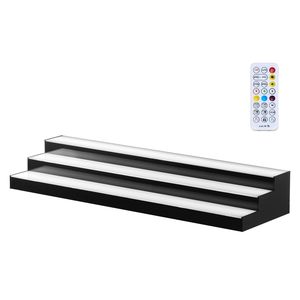 LED Lighted 3-Tier 40-Inch Acrylic Home <b>Bar</b> <b>Shelf</b> Display RF Remote App Control Illuminated Liquor Bottle Display - Product Image 1