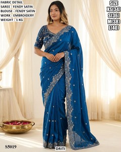 Sari traditionnel Zari Vistara Shree Krishna Textiles - Textile ethnique indien pour occasions festives - Évacuation de l'humidité pour la saison été/hiver - Product Image 5