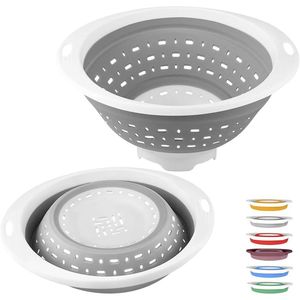 Scolapasta Pieghevole Resistente da 5 Quarti (1,25 Galloni) per Drenare Pasta, Verdure e Frutta - Nuovo Essenziale per la Cucina di Casa - Product Image 1