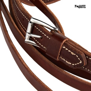 Silla de montar inglesa de cuero duradero, brida árabe para caballo, cabezada impermeable, riendas, halter para equitación - Product Image 3