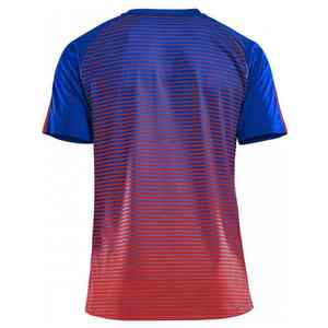 Camiseta de Fútbol Personalizada con Estampado, Manga Corta, Cuello en V, Transpirable, de Secado Rápido, Poliéster, Logotipo Frontal, Conjunto Deportivo - Product Image 3