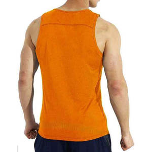 Camiseta de Gimnasio Personalizada para Hombre, Transpirable, Tejida, Estilo Urbano, 100% Algodón, Cuello Redondo, Diseño Liso - Product Image 2