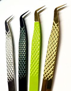 Pinzas Profesionales para Aislamiento de Pestañas con Punta Curva – Herramienta de Extensión de Pestañas con Punta de Fibra de Acero Inoxidable - Product Image 4