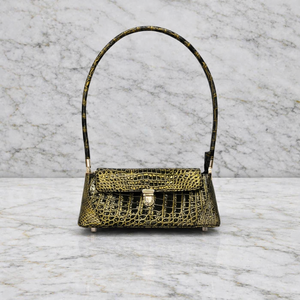 Top Rate Luxury Alligator Leather Waterproof <b>Envelope</b> Shape Handbags Women Custom Designer Fashion Genuine Leather Luxali Brand - Product Image 1