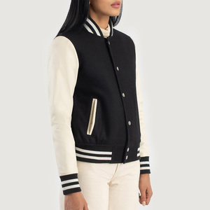 Winter Fashion Women's Clothing Ladies <b>Varsity</b> <b>Jackets</b> High Quality Woolen Letterman <b>Jackets</b> Suppliers and Manufacturers - Product Image 3