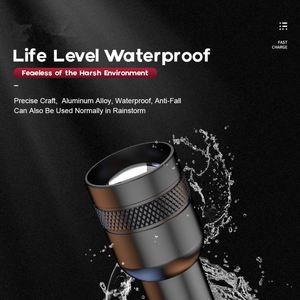 Linterna Táctica Mini CITICITY Recargable por USB C, con Zoom, Impermeable, 150LM, de Aleación de Aluminio, para Camping, Senderismo y Emergencias - Product Image 6