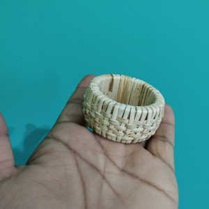 Handcrafted Handwoven <b>Rattan</b> Napkin Rings Rustic <b>Table</b> Decor for <b>Dining</b> And Parties at Cheap Price - Product Image 3