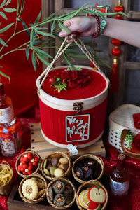 Cesta de Regalo de Bambú Natural, Cesta Tejida a Mano para Conjuntos de Regalo Festivos, Embalaje de Vietnam - Product Image 2