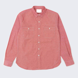 เสื้อเชิ้ตแขนยาวผ้าฝ้ายสีพื้นสำหรับผู้ชาย ปกคอพับ ระบายอากาศได้ดี เหมาะสำหรับใส่ในฤดูใบไม้ร่วง - Product Image 1
