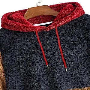 Unisex Oversized Sherpa <b>Lined</b> Full Zip <b>Hoodie</b> 100% <b>Fleece</b> Winter Warm Eco Friendly Casual Sweatshirt - Product Image 6