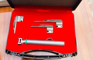 Macintosh Manual Fiber <b>Optic</b> Diagnostic ENT Laryngoscope Set General Surgery Maher Surgical <b>Instruments</b> Class I CE <b>Instrument</b> - Product Image 5