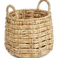 Panier de rangement pour jouets en jacinthe d'eau, fait main, de luxe, écologique, durable, pour la crèche et les magasins de détail, vente en gros