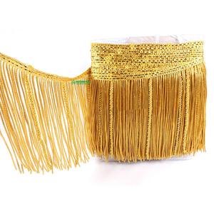 Flecos Metálicos Hechos a Mano al por Mayor para Pancartas y Vestimentas, Borde Decorativo de Flecos Metálicos Dorados - Product Image 5