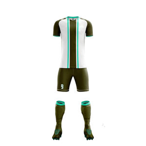 Maillots de football personnalisés pour adultes et enfants, ensemble short et maillot respirant à séchage rapide, équipement de football par sublimation - Product Image 5