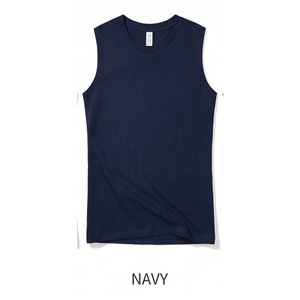 Wholesale <b>Men's</b> Cotton Gym <b>Tank</b> <b>Top</b> 230 GSM Sleeveless Fitness Vest Bodybuilding Workout Muscle Shirt Custom Logo Sportswear OEM - Product Image 6