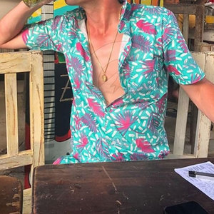 <b>Men</b> <b>Rompers</b> Lightweight Cotton Casual Summer Short Sleeve Outdoor Travel Fashion Trendy Sport Relaxed Outfit - Product Image 6