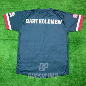 Custom Football Soccer Sports Jersey Two Tone Design Customize Color Name Number Logo Embroidery Sublimation Team <b>Shirt</b> Baseball - Product Image 3
